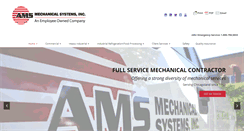 Desktop Screenshot of amsmechanicalsystems.com